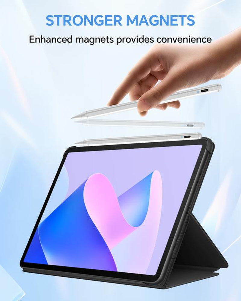 Stylus Pen for Ipad,Faster Charge, Tilt Sensitivity Palm Rejection Active Touch Screen Pencil Compatible with Ipad for 6/7/8/9/10, Pro 11/12.9/13/M4, Air 3/4/5/6/M2, Mini 5/6/7Th(2018-2024)