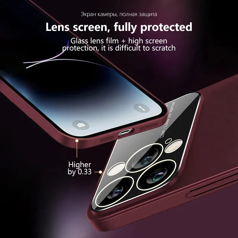 For Magsafe Matte Magnetic Wireless Charge Case for Iphone 15 14 13 12 11 Pro Max plus Camera Lens Protective Shockproof Cover